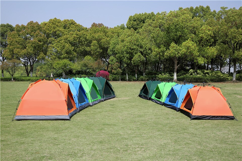 Cheap Goat Tents Backpacking Tent 1 2 Person Lightweight Pop Up Tent Single Layer Outdoor Travel Windproof Waterproof Awning Tent 4 Season Picnic   
